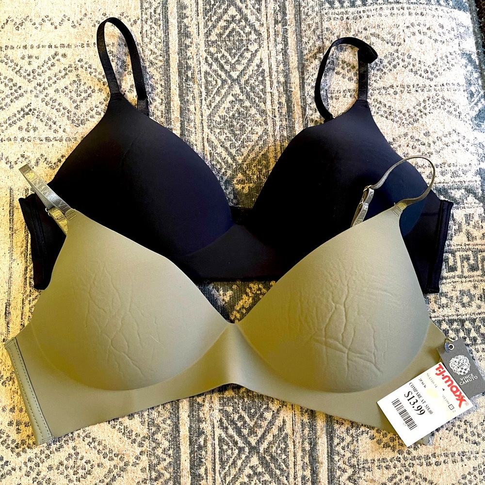 Vince Camuto wireless bras. Set of two.